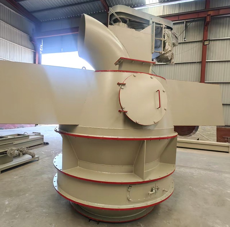 Calcium hydroxide powder separator