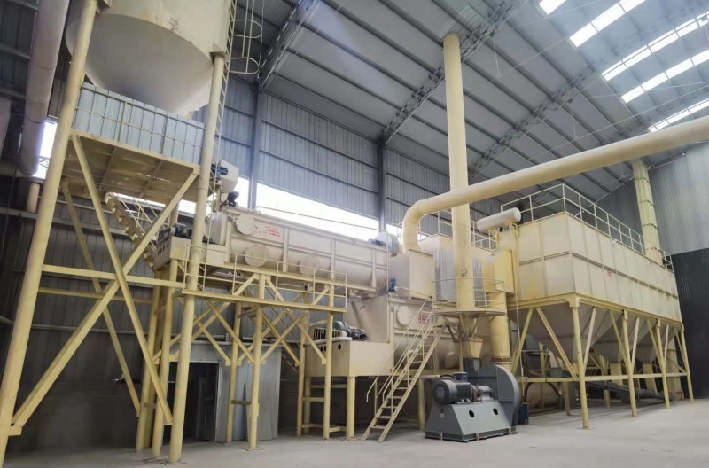 Calcium hydroxide production line